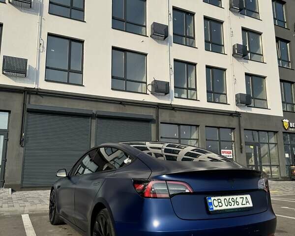 Синій Тесла Модель 3, об'ємом двигуна 0 л та пробігом 79 тис. км за 26500 $, фото 12 на Automoto.ua