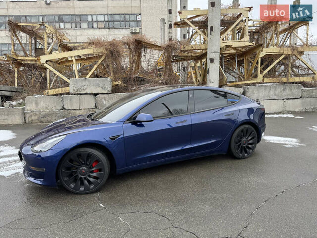 Синий Тесла Модель 3, объемом двигателя 0 л и пробегом 32 тыс. км за 26500 $, фото 14 на Automoto.ua