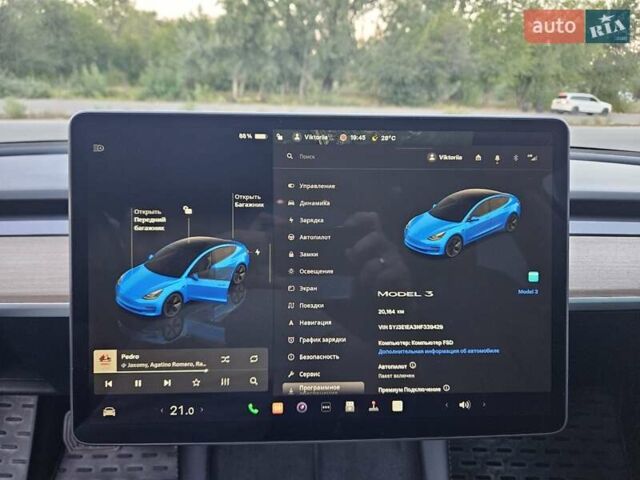 Синій Тесла Модель 3, об'ємом двигуна 0 л та пробігом 23 тис. км за 24000 $, фото 20 на Automoto.ua