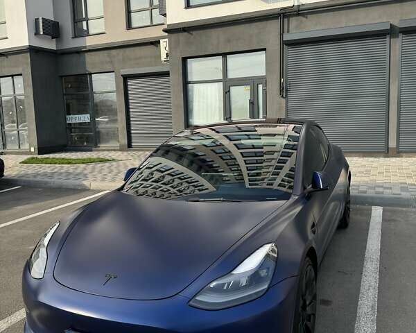Синій Тесла Модель 3, об'ємом двигуна 0 л та пробігом 79 тис. км за 26500 $, фото 2 на Automoto.ua