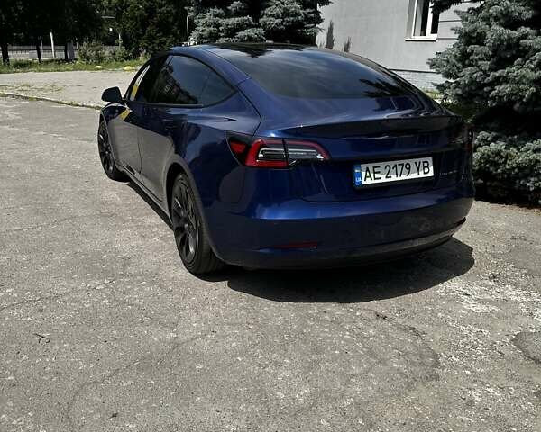 Синій Тесла Модель 3, об'ємом двигуна 0 л та пробігом 23 тис. км за 27500 $, фото 3 на Automoto.ua