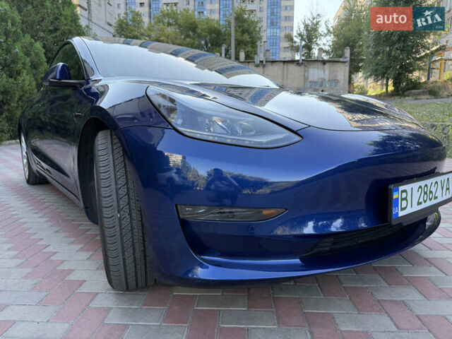 Тесла Модель 3 2022 в Днепре (Днепропетровске) на Automoto.ua Синий Тесла Модель 3, объемом двигателя 0 л и пробегом 25 тыс. км за 21200 $, фото 20 на Automoto.ua