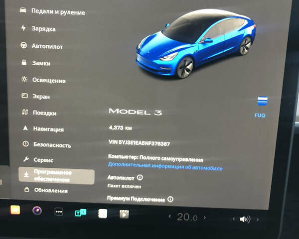 Синий Тесла Модель 3, объемом двигателя 0 л и пробегом 22 тыс. км за 26000 $, фото 30 на Automoto.ua