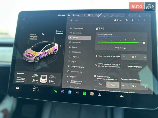 Синий Тесла Модель 3, объемом двигателя 0 л и пробегом 133 тыс. км за 14799 $, фото 38 на Automoto.ua
