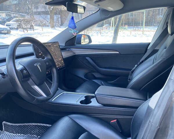 Синий Тесла Модель 3, объемом двигателя 0 л и пробегом 85 тыс. км за 20500 $, фото 3 на Automoto.ua