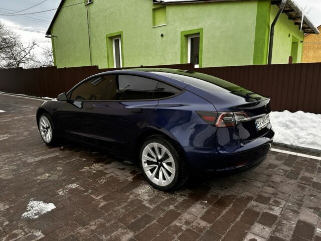 Синий Тесла Модель 3, объемом двигателя 0 л и пробегом 123 тыс. км за 21500 $, фото 1 на Automoto.ua