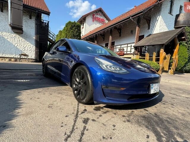 Синій Тесла Модель 3, об'ємом двигуна 0 л та пробігом 79 тис. км за 19000 $, фото 3 на Automoto.ua