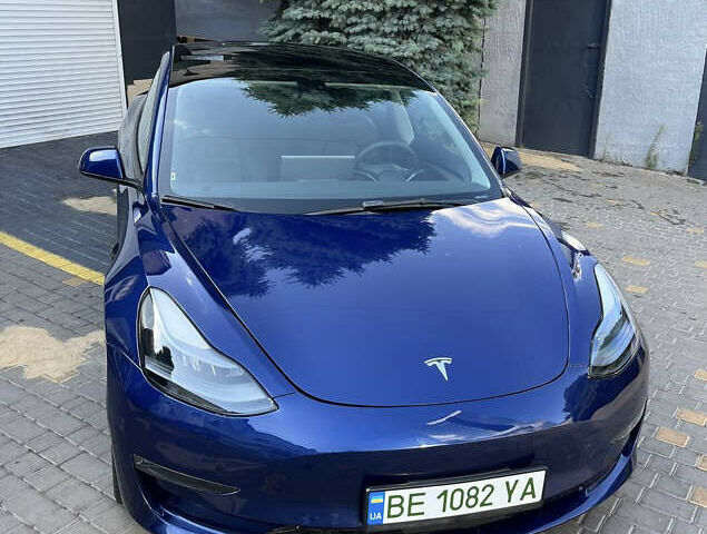 Синий Тесла Модель 3, объемом двигателя 0 л и пробегом 26 тыс. км за 23500 $, фото 1 на Automoto.ua