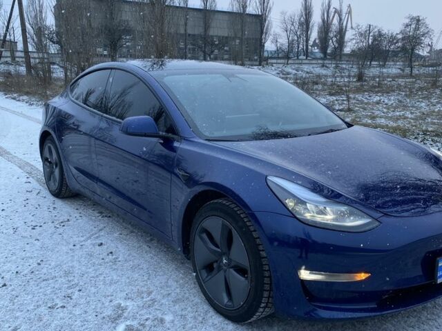 Синий Тесла Модель 3, объемом двигателя 0 л и пробегом 160 тыс. км за 19000 $, фото 2 на Automoto.ua