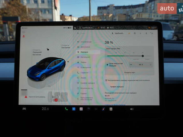 Синий Тесла Модель 3, объемом двигателя 0 л и пробегом 58 тыс. км за 22900 $, фото 50 на Automoto.ua