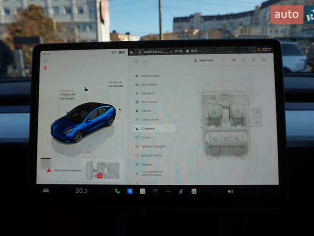 Синий Тесла Модель 3, объемом двигателя 0 л и пробегом 58 тыс. км за 22900 $, фото 48 на Automoto.ua