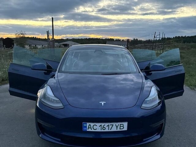 Синій Тесла Модель 3, об'ємом двигуна 0 л та пробігом 123 тис. км за 18850 $, фото 3 на Automoto.ua