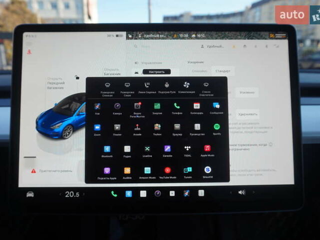 Синий Тесла Модель 3, объемом двигателя 0 л и пробегом 58 тыс. км за 22900 $, фото 51 на Automoto.ua