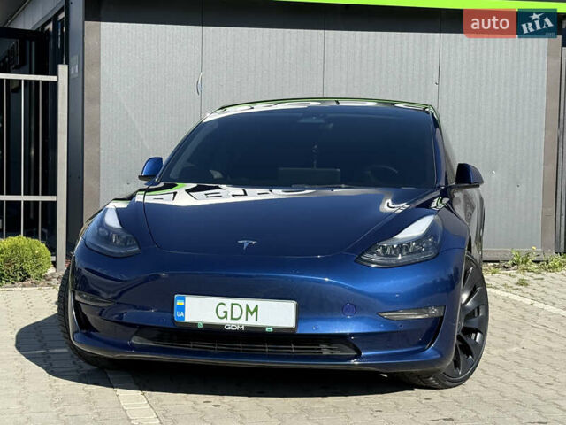 Синій Тесла Модель 3, об'ємом двигуна 0 л та пробігом 55 тис. км за 24950 $, фото 5 на Automoto.ua