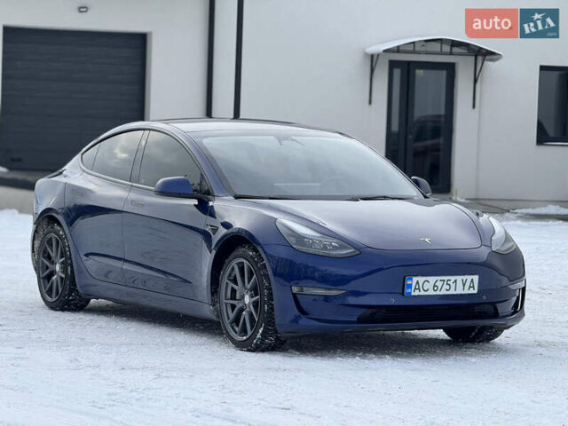 Синий Тесла Модель 3, объемом двигателя 0 л и пробегом 98 тыс. км за 18400 $, фото 2 на Automoto.ua
