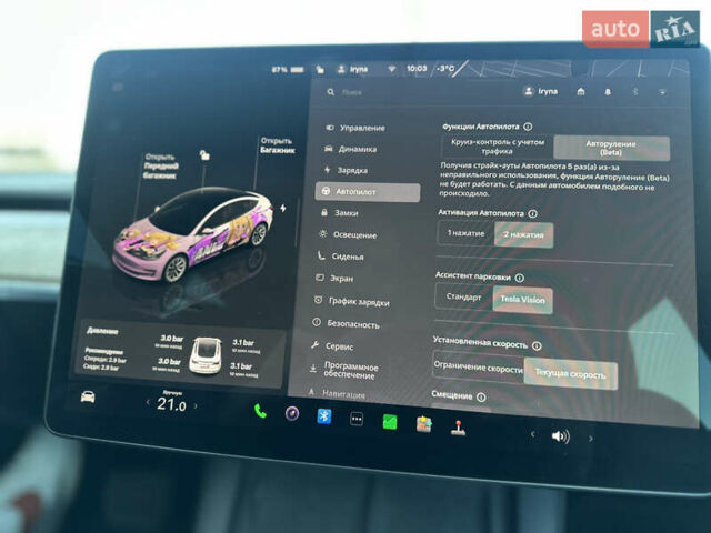 Синий Тесла Модель 3, объемом двигателя 0 л и пробегом 133 тыс. км за 14799 $, фото 39 на Automoto.ua