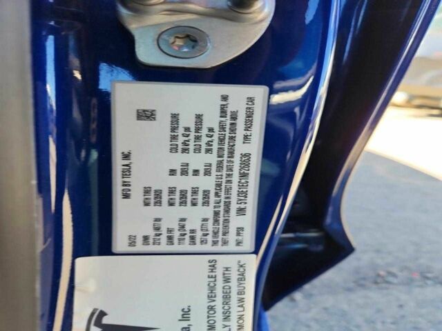 Синій Тесла Модель 3, об'ємом двигуна 0 л та пробігом 29 тис. км за 6100 $, фото 9 на Automoto.ua