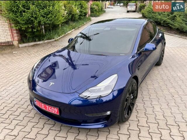Синій Тесла Модель 3, об'ємом двигуна 0 л та пробігом 176 тис. км за 17900 $, фото 2 на Automoto.ua