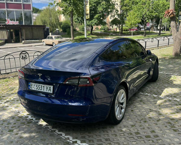 Синий Тесла Модель 3, объемом двигателя 0 л и пробегом 114 тыс. км за 16500 $, фото 3 на Automoto.ua