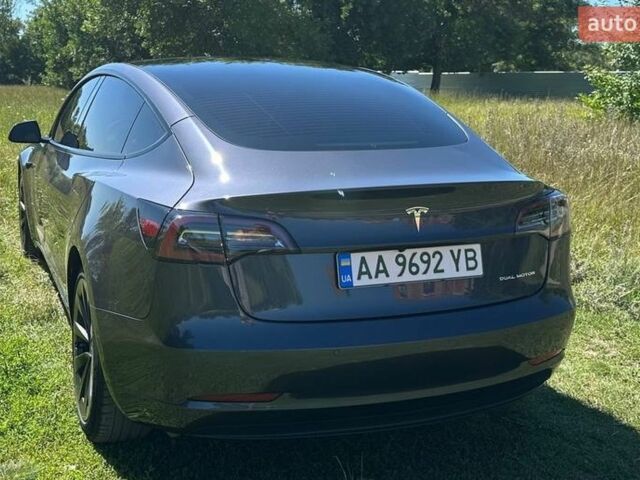 Синій Тесла Модель 3, об'ємом двигуна 0 л та пробігом 53 тис. км за 22900 $, фото 3 на Automoto.ua