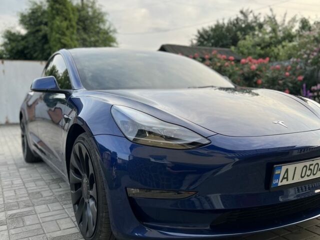Синій Тесла Модель 3, об'ємом двигуна 0 л та пробігом 30 тис. км за 26500 $, фото 4 на Automoto.ua