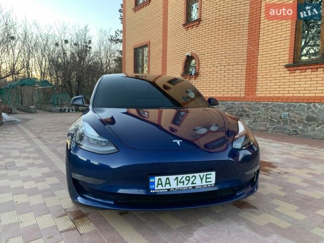 Синий Тесла Модель 3, объемом двигателя 0 л и пробегом 118 тыс. км за 20999 $, фото 6 на Automoto.ua