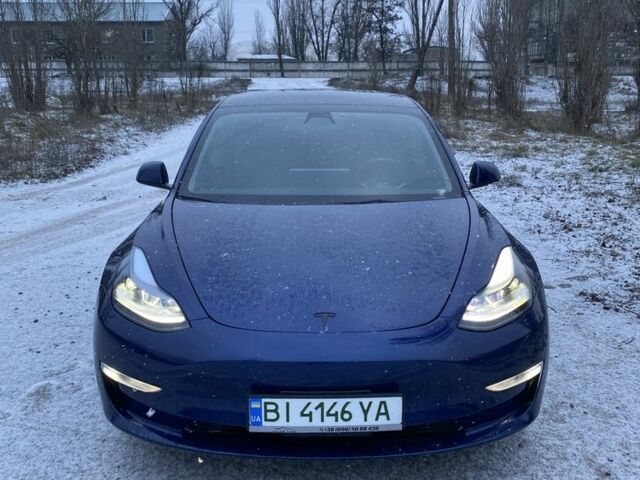 Синий Тесла Модель 3, объемом двигателя 0 л и пробегом 160 тыс. км за 19000 $, фото 1 на Automoto.ua
