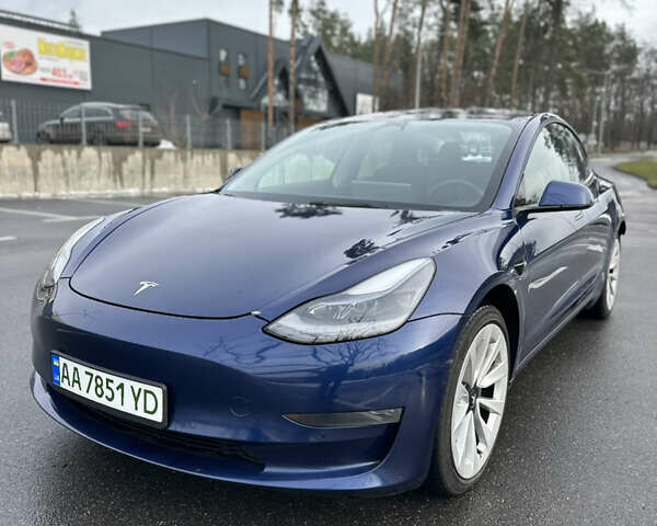 Синий Тесла Модель 3, объемом двигателя 0 л и пробегом 192 тыс. км за 15500 $, фото 1 на Automoto.ua