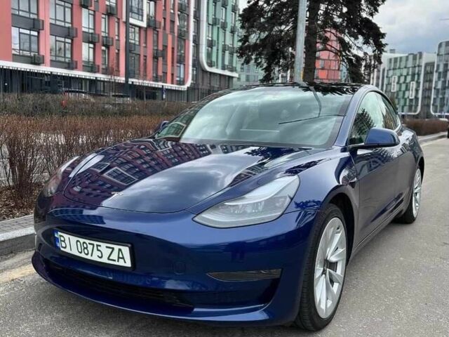Синий Тесла Модель 3, объемом двигателя 0 л и пробегом 83 тыс. км за 17100 $, фото 1 на Automoto.ua