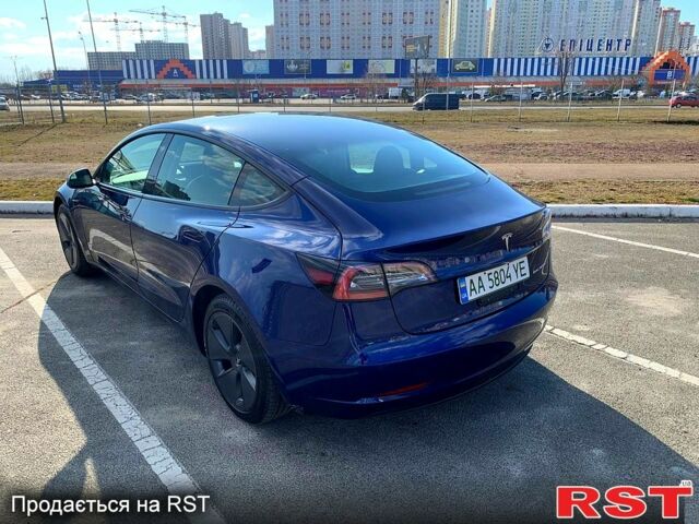 Синий Тесла Модель 3, объемом двигателя 0.37 л и пробегом 78 тыс. км за 21700 $, фото 1 на Automoto.ua