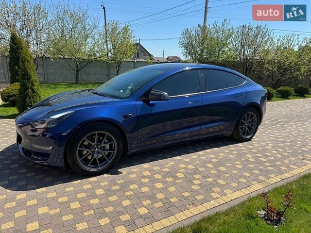 Синий Тесла Модель 3, объемом двигателя 0 л и пробегом 83 тыс. км за 20000 $, фото 2 на Automoto.ua