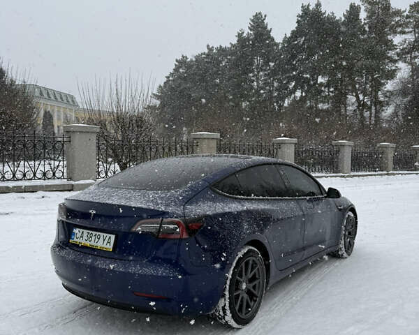 Синий Тесла Модель 3, объемом двигателя 0 л и пробегом 34 тыс. км за 19750 $, фото 1 на Automoto.ua