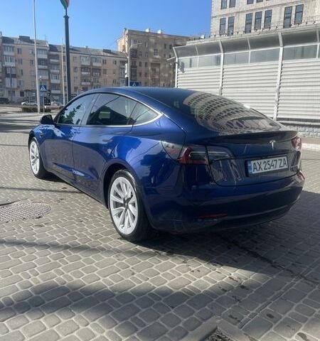 Синий Тесла Модель 3, объемом двигателя 0 л и пробегом 38 тыс. км за 21300 $, фото 6 на Automoto.ua
