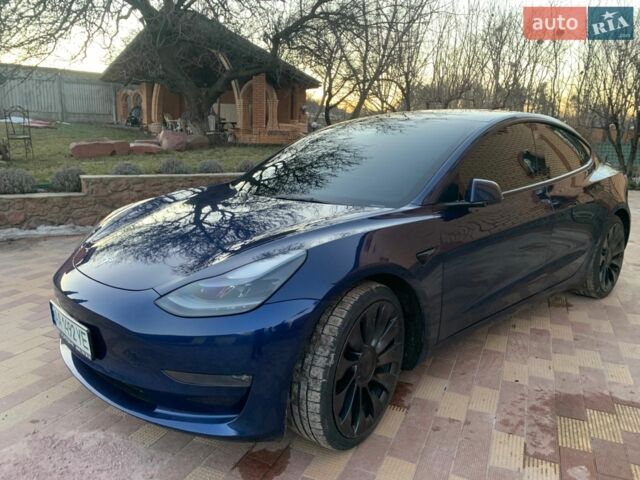 Синий Тесла Модель 3, объемом двигателя 0 л и пробегом 118 тыс. км за 20999 $, фото 4 на Automoto.ua