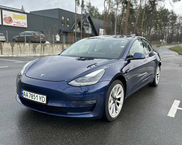 Синий Тесла Модель 3, объемом двигателя 0 л и пробегом 192 тыс. км за 15500 $, фото 3 на Automoto.ua