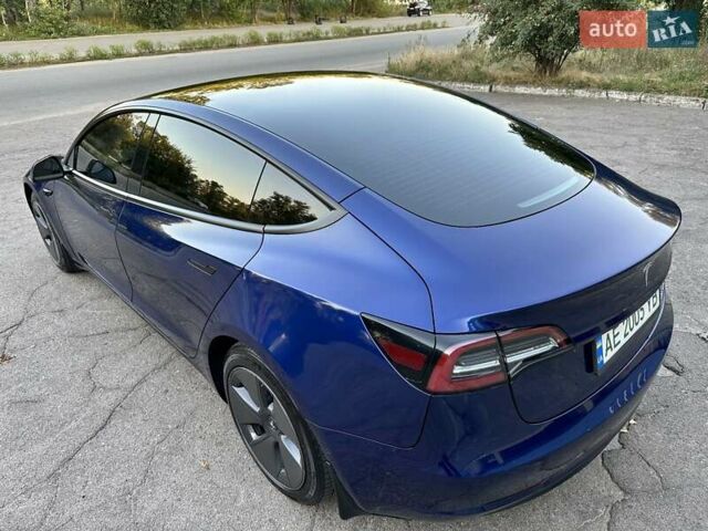 Тесла Модель 3 2022 в Днепре (Днепропетровске) на Automoto.ua Синий Тесла Модель 3, объемом двигателя 0 л и пробегом 28 тыс. км за 23500 $, фото 31 на Automoto.ua