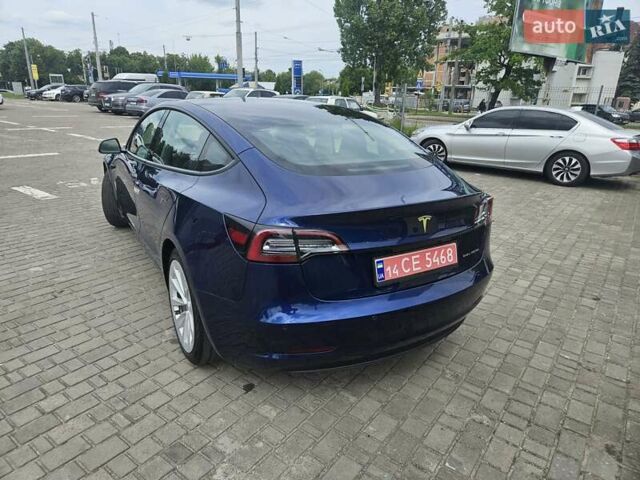Синий Тесла Модель 3, объемом двигателя 0 л и пробегом 85 тыс. км за 19300 $, фото 2 на Automoto.ua