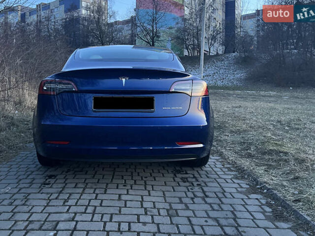 Синий Тесла Модель 3, объемом двигателя 0 л и пробегом 28 тыс. км за 22999 $, фото 13 на Automoto.ua