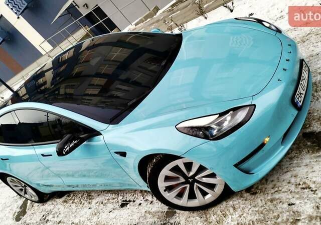 Синій Тесла Модель 3, об'ємом двигуна 0 л та пробігом 108 тис. км за 19700 $, фото 2 на Automoto.ua