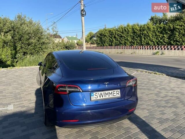 Синий Тесла Модель 3, объемом двигателя 0 л и пробегом 57 тыс. км за 21200 $, фото 4 на Automoto.ua