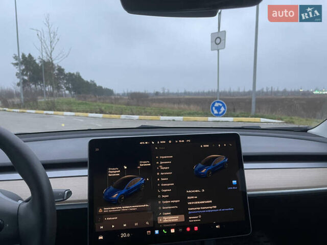 Синий Тесла Модель 3, объемом двигателя 0 л и пробегом 35 тыс. км за 22000 $, фото 48 на Automoto.ua