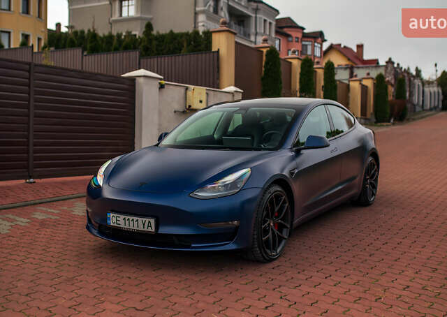 Синій Тесла Модель 3, об'ємом двигуна 0 л та пробігом 27 тис. км за 34999 $, фото 2 на Automoto.ua