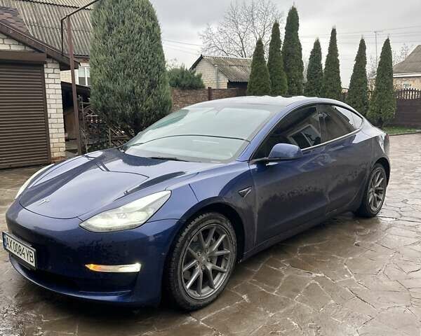 Синий Тесла Модель 3, объемом двигателя 0 л и пробегом 55 тыс. км за 21000 $, фото 1 на Automoto.ua