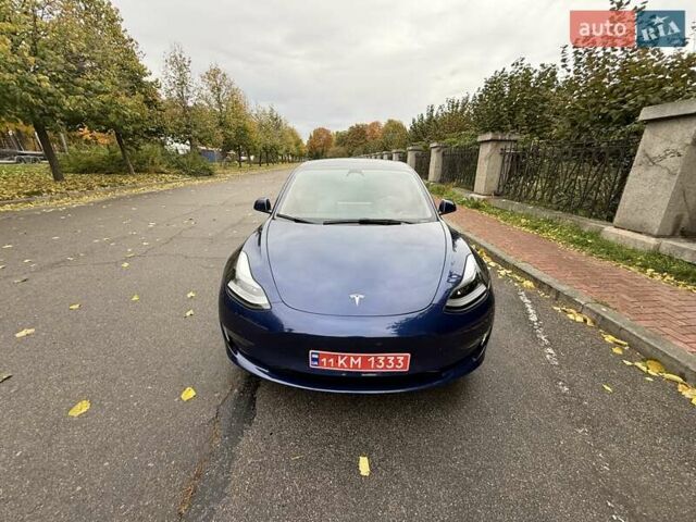 Тесла Модель 3 2022 у Умани на Automoto.ua Синій Тесла Модель 3, об'ємом двигуна 0 л та пробігом 53 тис. км за 19700 $, фото 9 на Automoto.ua