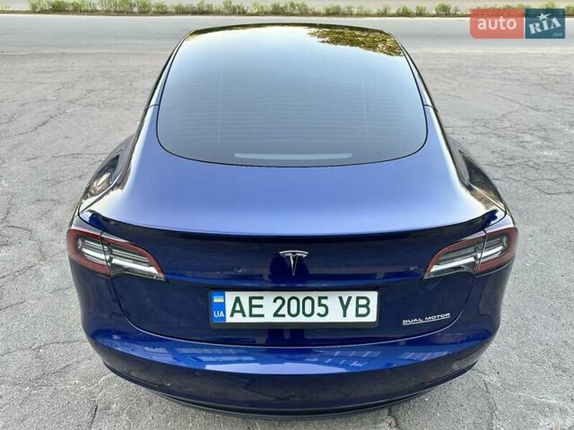 Тесла Модель 3 2022 в Днепре (Днепропетровске) на Automoto.ua Синий Тесла Модель 3, объемом двигателя 0 л и пробегом 28 тыс. км за 23500 $, фото 1 на Automoto.ua