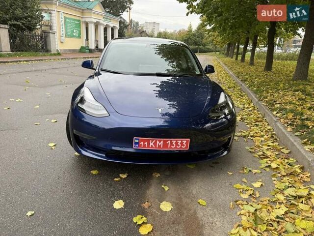 Тесла Модель 3 2022 у Умани на Automoto.ua Синій Тесла Модель 3, об'ємом двигуна 0 л та пробігом 53 тис. км за 19700 $, фото 16 на Automoto.ua