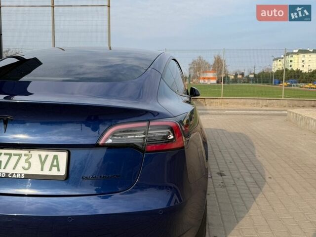 Синий Тесла Модель 3, объемом двигателя 0 л и пробегом 47 тыс. км за 22900 $, фото 12 на Automoto.ua