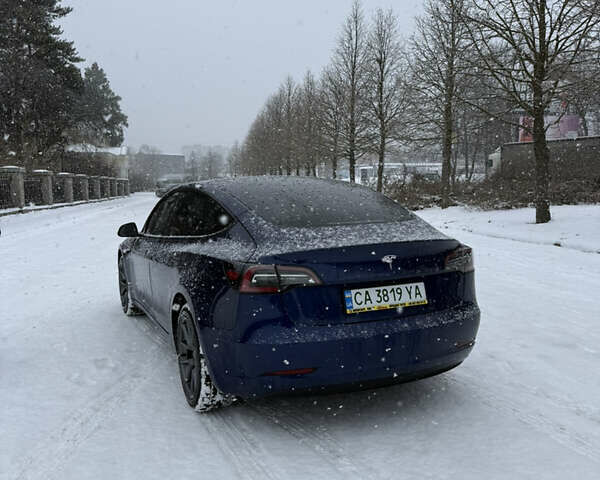 Синий Тесла Модель 3, объемом двигателя 0 л и пробегом 34 тыс. км за 19750 $, фото 2 на Automoto.ua