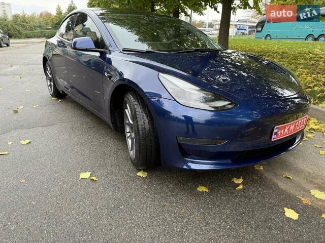 Тесла Модель 3 2022 у Умани на Automoto.ua Синій Тесла Модель 3, об'ємом двигуна 0 л та пробігом 53 тис. км за 19700 $, фото 18 на Automoto.ua