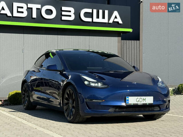 Синій Тесла Модель 3, об'ємом двигуна 0 л та пробігом 55 тис. км за 24950 $, фото 6 на Automoto.ua